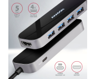 Axagon HMC-6H4A SuperSpeed USB-C COMBO 6in1 hub - 1485456 - zdjęcie 4